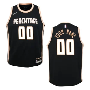 Youth Hawks #00 Custom City Jersey - Black - Alzaintravels