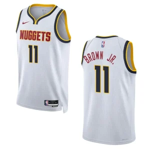 Bruce Brown Jr. White Association Edition 2022-23 Denver Nuggets Swingman Jersey - Alzaintravels