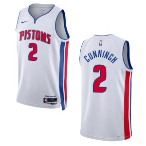 Cade Cunningham White Association Edition 2022-23 Detroit Pistons Swingman Jersey - Alzaintravels