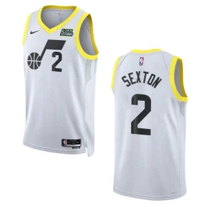 Collin Sexton White Association Edition 2022-23 Utah Jazz Swingman Jersey - Alzaintravels
