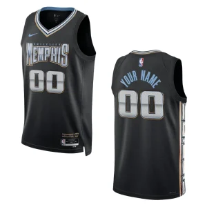 Custom Black City Edition 2022-23 Memphis Grizzlies Swingman Jersey - Alzaintravels