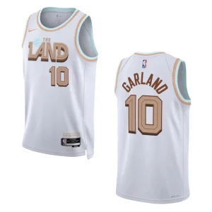 Darius Garland White City Edition 2022-23 Cleveland Cavaliers Swingman Jersey - Alzaintravels