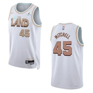 Donovan Mitchell White City Edition 2022-23 Cleveland Cavaliers Swingman Jersey - Alzaintravels