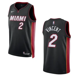 Gabe Vincent Black Icon Edition 2022-23 Miami Heat Swingman Jersey - Alzaintravels