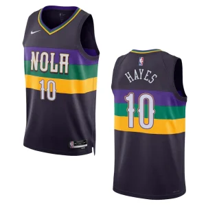 Jaxson Hayes Purple City Edition 2022-23 New Orleans Pelicans Swingman Jersey - Alzaintravels