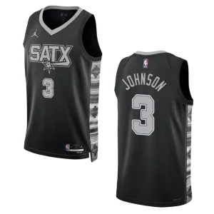 Keldon Johnson Black Statement Edition 2022-23 San Antonio Spurs Swingman Jersey - Alzaintravels