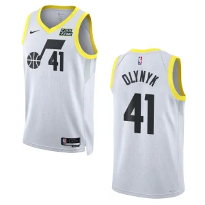 Kelly Olynyk White Association Edition 2022-23 Utah Jazz Swingman Jersey - Alzaintravels