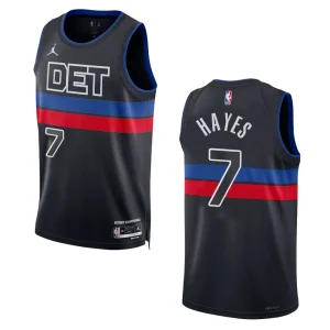 Killian Hayes Black Statement Edition 2022-23 Detroit Pistons Swingman Jersey - Alzaintravels