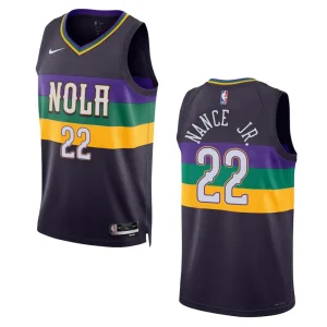 Larry Nance Jr Purple City Edition 2022-23 New Orleans Pelicans Swingman Jersey - Alzaintravels