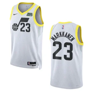 Lauri Markkanen White Association Edition 2022-23 Utah Jazz Swingman Jersey - Alzaintravels
