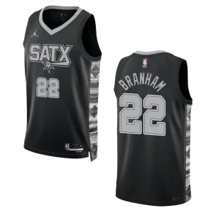 Malaki Branham Black Statement Edition 2022-23 San Antonio Spurs Swingman Jersey - Alzaintravels