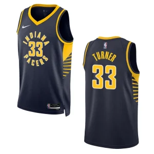 Myles Turner Navy Icon Edition 2022-23 Indiana Pacers Swingman Jersey - Alzaintravels