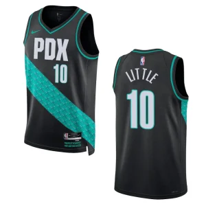 Nassir Little Black City Edition 2022-23 Portland Trail Blazers Swingman Jersey - Alzaintravels