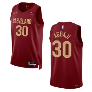 Ochai Agbaji Wine Icon 2022-23 Cleveland Cavaliers Swingman Jersey - Alzaintravels