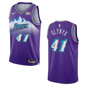 2022-23 Utah Jazz Kelly Olynyk Classic Edition Swingman Purple Jersey - Alzaintravels