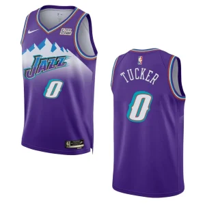 2022-23 Utah Jazz Talen Horton-Tucker Classic Edition Swingman Purple Jersey - Alzaintravels