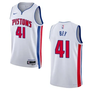 Saddiq Bey White Association Edition 2022-23 Detroit Pistons Swingman Jersey - Alzaintravels