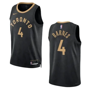 Scottie Barnes Black City Edition 2022-23 Toronto Raptors Swingman Jersey - Alzaintravels