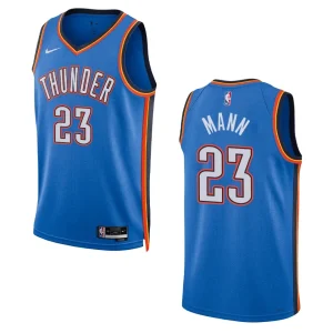 Tre Mann Blue Icon Edition 2022-23 Oklahoma City Thunder Swingman Jersey - Alzaintravels