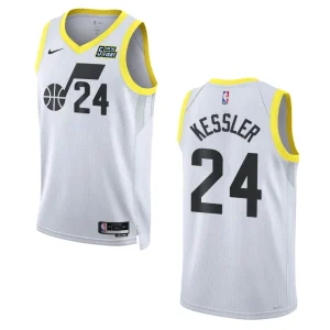 Walker Kessler White Association Edition 2022-23 Utah Jazz Swingman Jersey - Alzaintravels