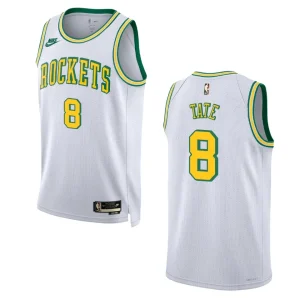 2022-23 Houston Rockets Jae'Sean Tate Classic Edition Swingman White Jersey - Alzaintravels