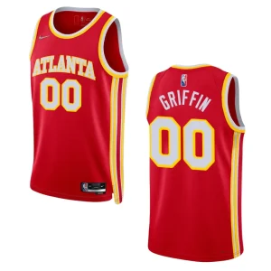 Atlanta Hawks AJ Griffin 2022 NBA Draft First Round Pick Icon Edition Jersey Red - Alzaintravels