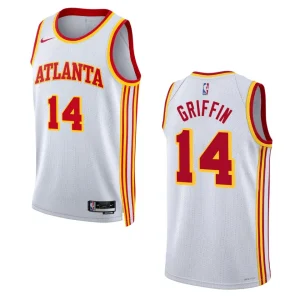 Atlanta Hawks AJ Griffin 2022-23 Association Edition White Swingman Jersey - Alzaintravels