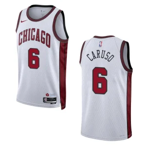 Alex Caruso City Edition Chicago Bulls 2022-23 White Swingman Jersey - Alzaintravels