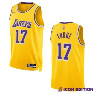 Alex Fudge Icon Edition Los Angeles Lakers 2022-23 Yellow Swingman Jersey - Alzaintravels