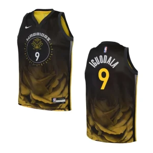 Youth Golden State Warriors 2022-23 City Edition Andre Iguodala Black Jersey - Alzaintravels