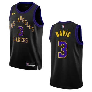 Anthony Davis City Edition Los Angeles Lakers 2023-24 Black Swingman Jersey - Alzaintravels