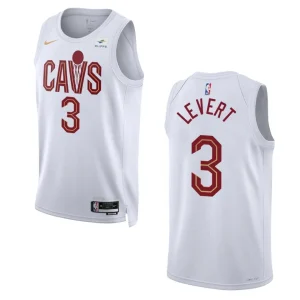 2022-23 Association Edition Cleveland Cavaliers Caris LeVert White Swingman Jersey - Alzaintravels