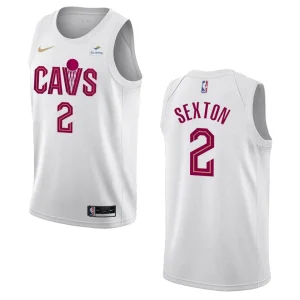 2022-23 Association Edition Cleveland Cavaliers Collin Sexton White Swingman Jersey - Alzaintravels