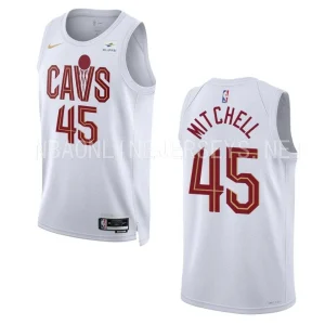 2022-23 Association Edition Cleveland Cavaliers Donovan Mitchell White Swingman Jersey - Alzaintravels
