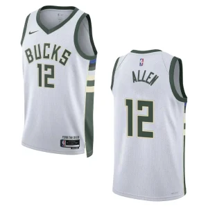 2022-23 Association Edition Milwaukee Bucks Grayson Allen White Swingman Jersey - Alzaintravels