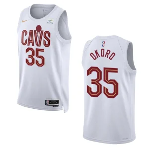 2022-23 Association Edition Cleveland Cavaliers Isaac Okoro White Swingman Jersey - Alzaintravels