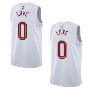 2022-23 Association Edition Cleveland Cavaliers Kevin Love White Swingman Jersey - Alzaintravels