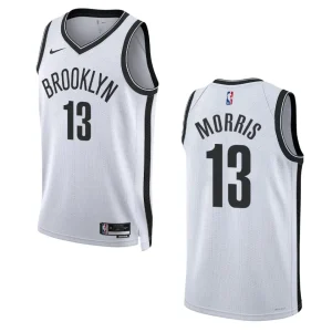 2022-23 Association Edition Brooklyn Nets Markieff Morris White Swingman Jersey - Alzaintravels