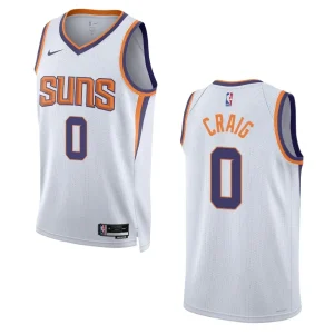 2022-23 Association Edition Phoenix Suns Torrey Craig White Swingman Jersey - Alzaintravels