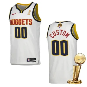 Denver Nuggets 2023 NBA Finals Champions Custom Association White Jersey - Alzaintravels