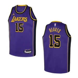 Youth Los Angeles Lakers 2022-23 Statement Edition Austin Reaves Purple Jersey - Alzaintravels