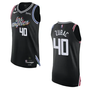 Los Angeles Clippers City Edition Ivica Zubac 2022-23 Authentic Black Jersey - Alzaintravels