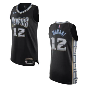 Memphis Grizzlies City Edition Ja Morant 2022-23 Authentic Black Jersey - Alzaintravels