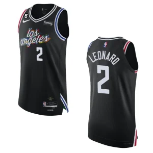 Los Angeles Clippers City Edition Kawhi Leonard 2022-23 Authentic Black Jersey - Alzaintravels