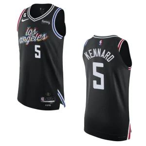 Los Angeles Clippers City Edition Luke Kennard 2022-23 Authentic Black Jersey - Alzaintravels