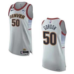 Denver Nuggets City Edition Aaron Gordon 2022-23 Authentic Sliver Jersey - Alzaintravels