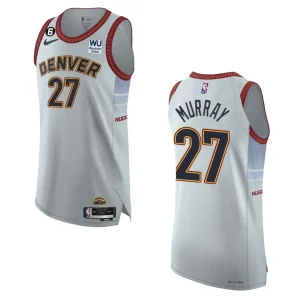 Denver Nuggets City Edition Jamal Murray 2022-23 Authentic Sliver Jersey - Alzaintravels