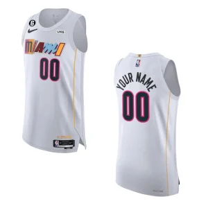Miami Heat City Edition Custom 2022-23 White Jersey - Alzaintravels