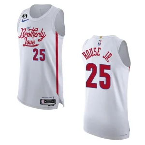Philadelphia 76ers City Edition Danuel House 2022-23 White Jersey - Alzaintravels