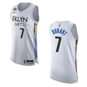Brooklyn Nets City Edition Kevin Durant 2022-23 Authentic White Jersey - Alzaintravels